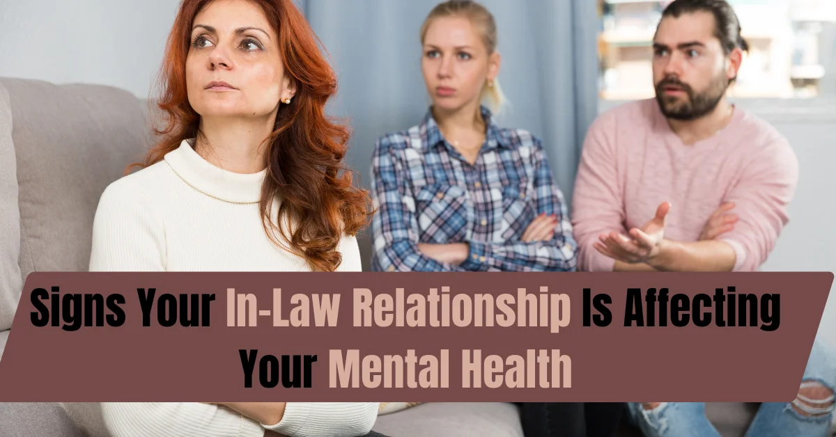 woman feeling stressed due to toxic in-laws and family relationship conflict at home